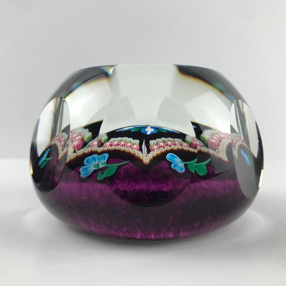 Perthshire PP219 2000 Magnum Flower & Cane Millefiori Lampwork Paperweight Cert - Picture 6 of 16